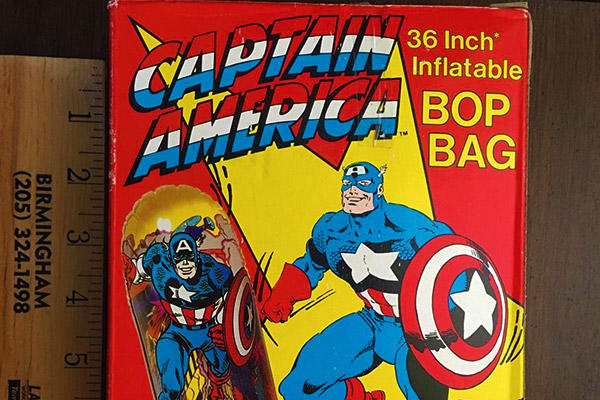 Captain America bop bag