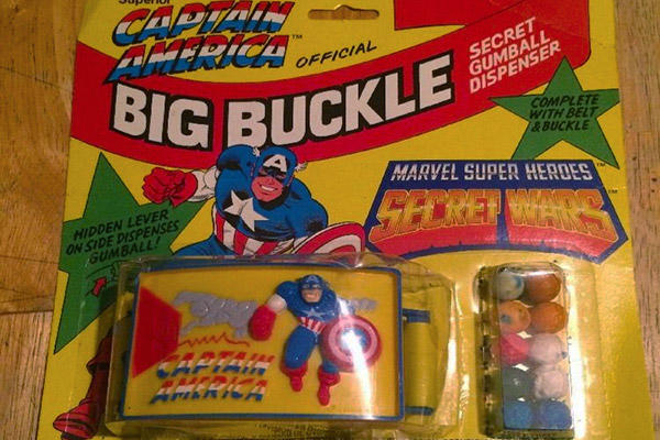 Captain America gumball dispenser