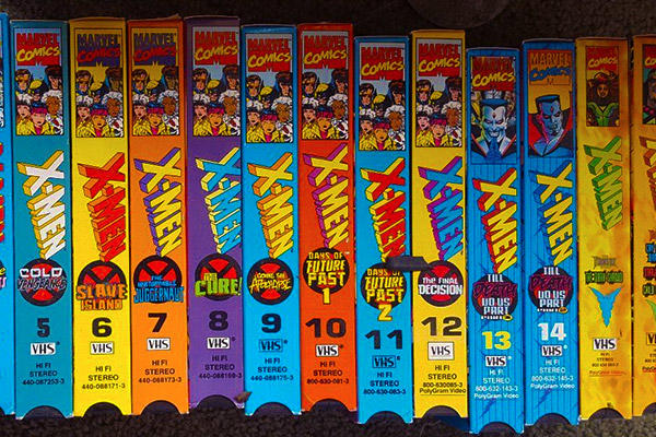 X-Men VHS tapes