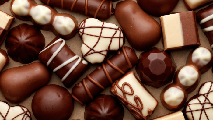 pieces of chocolate
